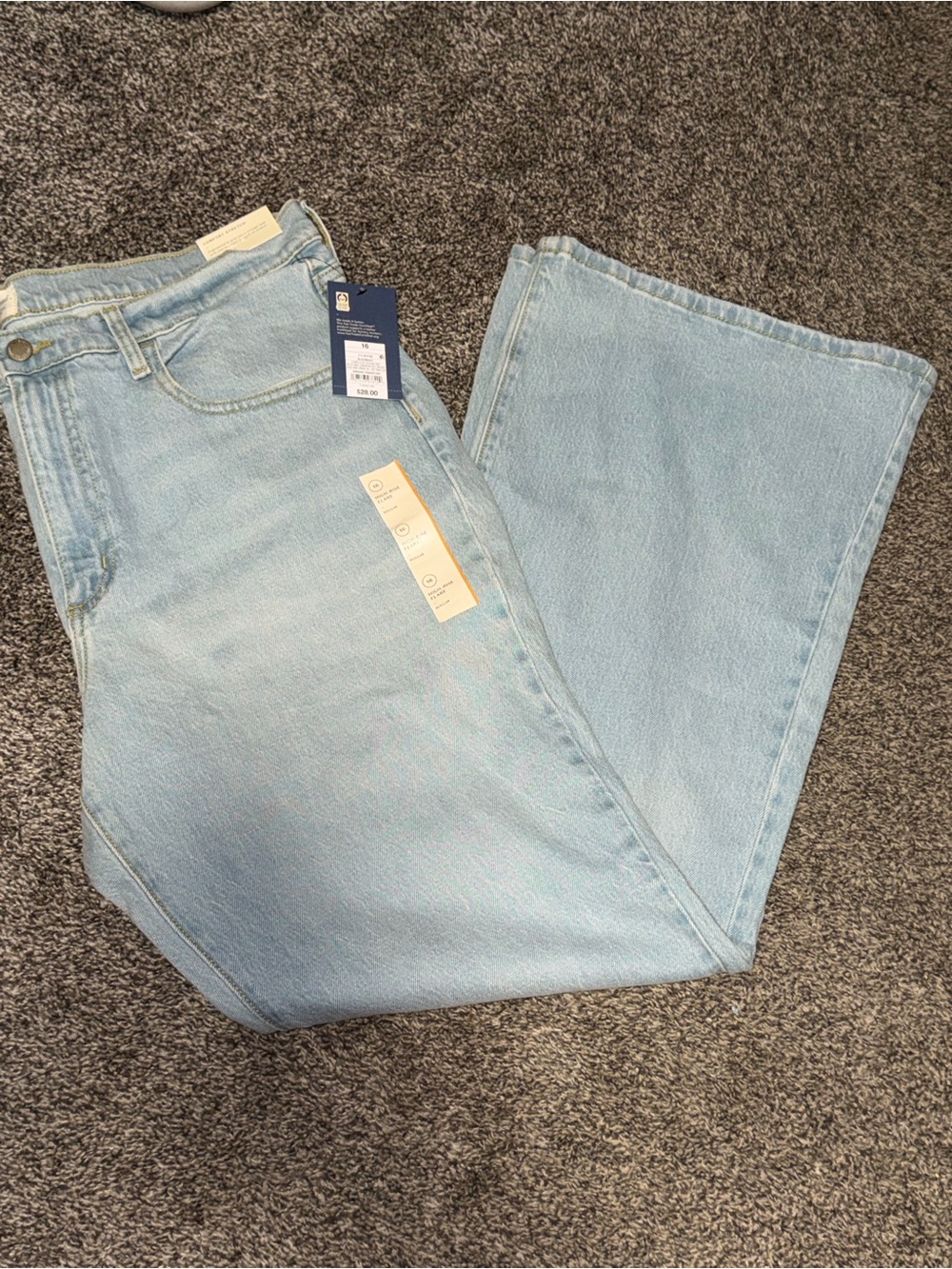 Target Light Blue Women's Wide Leg Jeans